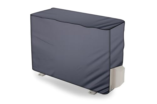 Image of AC Cover Outdoor Unit for 1 ton Grey Color, AC Cover Dimensions - Outdoor Unit DxWxH in CM 36x89x71