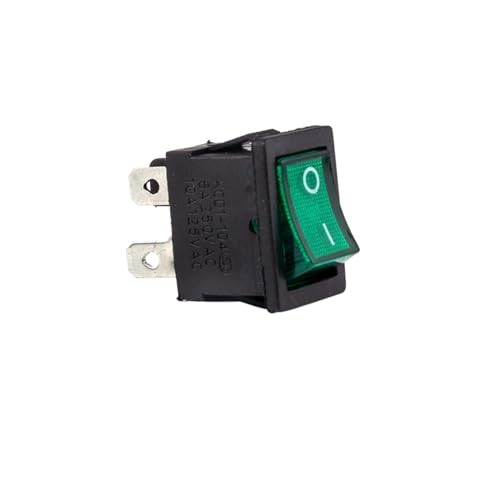 Interrupteur bascule KCD1 vert 4 broches marine 10A pour circuit électrique
