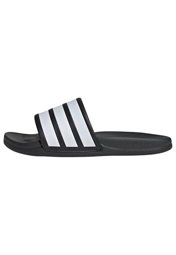 adidas Unisex ADILETTE COMFORT 2.0 SLIDES, core black/ftwr white/carbon, 43 EU