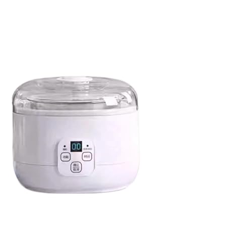 LZGGヨーグルトメーカー、家庭用、納豆メーカー、小型、ミニ、多機能、全自動、自家製ヨーグルト、納豆、米酒が作れます、簡単な操作、透明なカバー、精巧に設計された本体。 (110V,ホワイト標準バージョン) [並行輸入品]