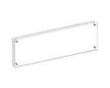 FixtureDisplays® Transparent Acrylic 3.5 x 11' Name Tag Holder Sign Holder Picture Frame Logo Block Signage High End 18606NEW-NPF
