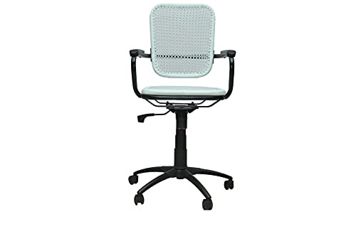 Image of Generic DR - Wire Rolling Chair(MS Steel Frame;Udhayam Broom Wire;Brewell Chair Wheel, White)