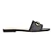 Guess Women's HAMMI Flat Sandal, Black 001, 8.5