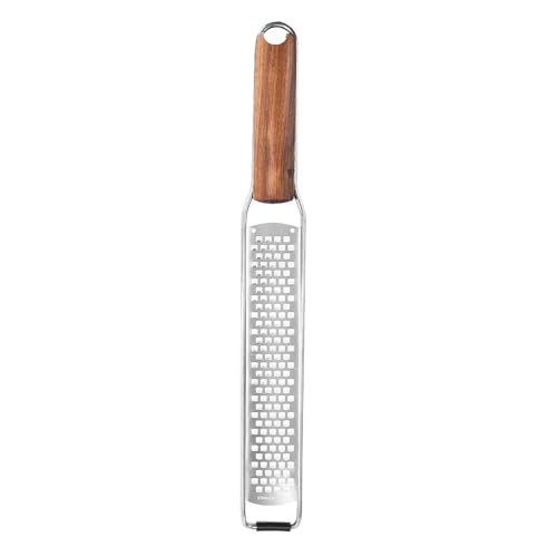 Rallador de Acero Inoxidable con Mango de Madera miniatura 1