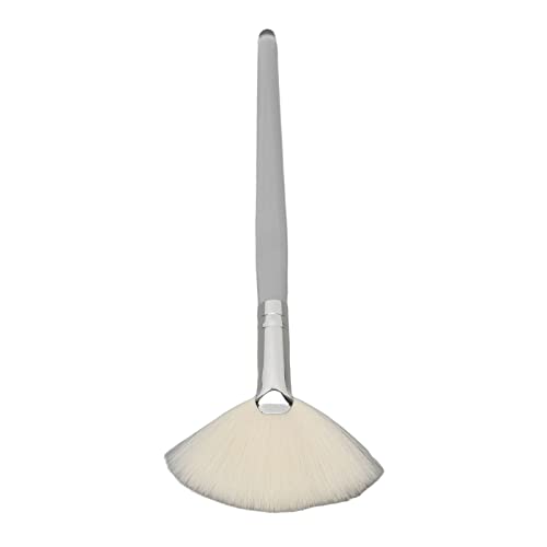 Facial Brushes Fan Mask Brushes Soft Facial Applicator Transparent Handle Cosmetic Flat Facial Brush for Beauty Salon Large