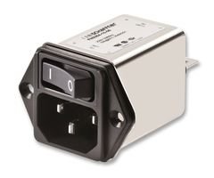 SCHAFFNER FN9264-10-06 Power Entry Module/Filter, 10A, 373 A