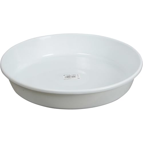 プラスチック受皿中深皿10号 30.5cm 白 適合する鉢 底直径が26cm以下の植木鉢 sa-wh10