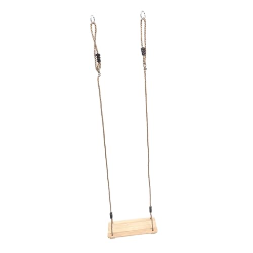 KICHOUSE Unique Boys and Girls Swing Wooden Outdoor Swing Chair Hand Foot Coordination Trainer Seasonal Plaything