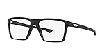 Oakley Men's Ox8167 Volt Drop Square Prescription Eyewear Frames, Satin Black/Demo Lens, 54 mm