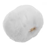 VICASKY マイクウインドスクリーン のようなウインドスクリーン マフウインドカバー ソフトマイクウインドスクリーンカバー ハンドヘルドマイク用 ラペルマイク ホワイト