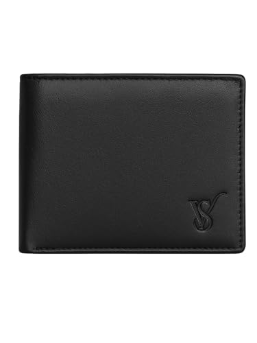 Slim RFID Blocking Bi-Fold Genuine Leather Wallet