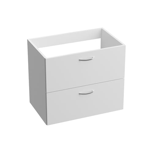 lavita Armadio da bagno Basic Barato, bianco 600 | Armadio pensile | Armadio da bagno | Armadio da bagno | Armadio 60 cm di larghezza | Armadio multiuso | Armadio pensile per il bagno | Piastra
