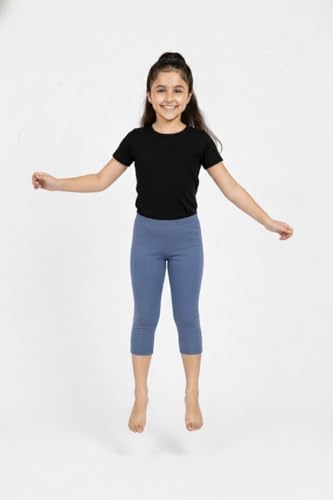 Image of CHARM N CHERISH Girls Cotton 3 /4th Leggings Pack of 1