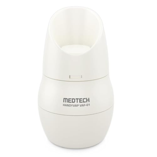 MEDTECH ® 2 in 1 Vaporizer for Cold & Cough + Steamer for Face Steam,Steam Inhaler & Vaporizer Machine,Facial Steamer & Steam Inhaler for Cold,Cough & Sinus,Suitable for Men,Women & Kids,VAP01,White