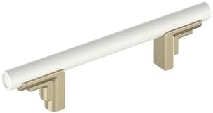 Signature Hardware 954042-334 Anberlin 3-3/4 Inch Center to Center Bar Cabinet Pull - Golden Champagne