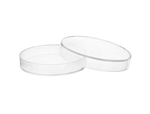 image for 12PK Plastic Petri Dishes with Lids - 2.9