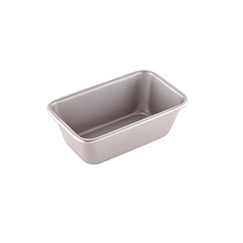 CHEFMADE 1LB Rectangle Loaf Pan, Non-Stick Oblong Bread and Meat Bakeware for Oven Baking (Champagne Gold)