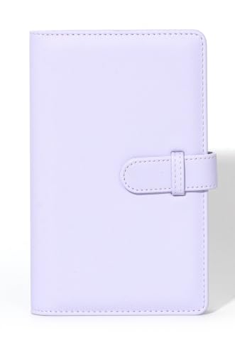 Image of Mini Photo Album 108 Pockets for 3x2 inch Instax Mini Films - Fits Instax Mini 13, 12, Evo, 7s, 8, 25, 50s, 90, Polaroid PIC-300P, Z2300, Instax SP-1 - Portable Film Storage Book (Taro Purple)