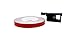 4R Quattroerre.it 10282 Wheel Stripes Tiras Reflectantes para Llantas de Moto con Aplicador, Rojo, 7 mm x 6 MT