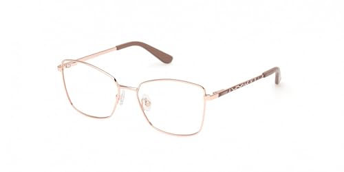 GUESS lunettes GU50170 shiny rose or monture optique en métal chic pour femme