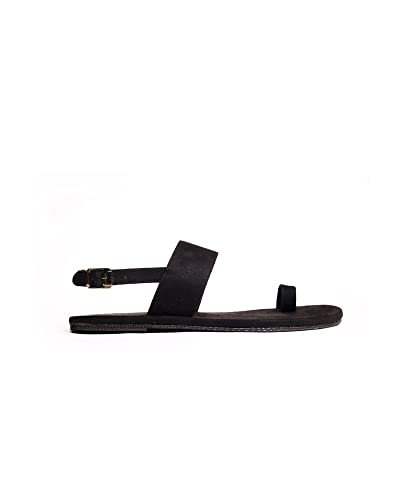 Paaduks Men's Zoo Black Sandals
