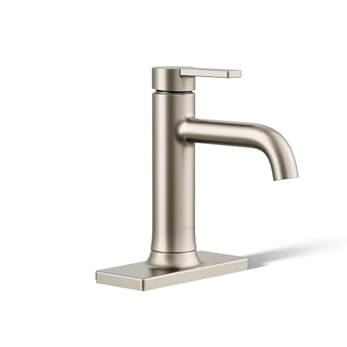 KOHLER K-28126-4-BN Venza® Single-Handle Bathroom Sink Fauce...