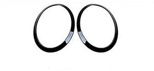 Enjoliveurs de phares pour Mini Cooper JCW F55 F56 F57 en finition noire