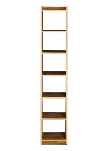 Image of SBF Furniture Engineered Wood Bookshelf Multipurpose Home Decor Storage Rack Bookcase Showcase Organizer for Living Room Kitchen Book Shelves (7 Shelf Rectangular Bookrack)DIY(Do-It-Yourself) (YELLOW)