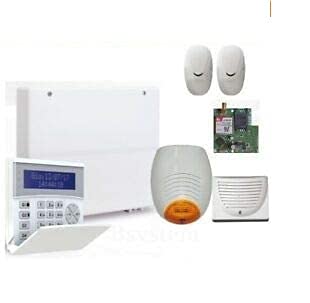 AMC Allarme ANTIFURTO Elettronica Kit 534 con Centrale X824 Completo di MODULO XGPRS 2 SENSORI Tastiera E Sirene