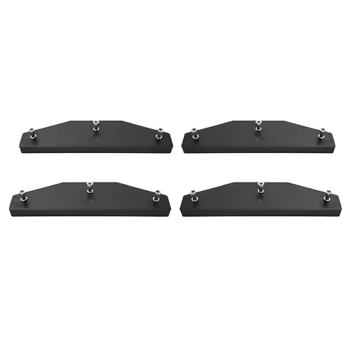 Wutist Stabilizer Street Pad Compatible with John Deere 310, 410, 510, 710 Backhoes-3 Bolt Style EPDM Replacement for AT195669 Set of 4