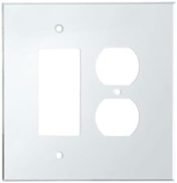 CRL Decora Duplex Acrylic Mirror Plate - Clear