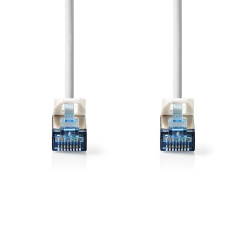 Nedis CAT6a-Netzwerkkabel - S/FTP - RJ45 Stecker - RJ45 Stecker - 10.0 m - Snagless - Rund - LSZH - Grau - Label Nedis CAT6a-Netzwerkkabel - S/FTP - RJ45 Stecker - RJ45 Stecker - 10.0 m - Snagless - Rund - LSZH - Grau - Label