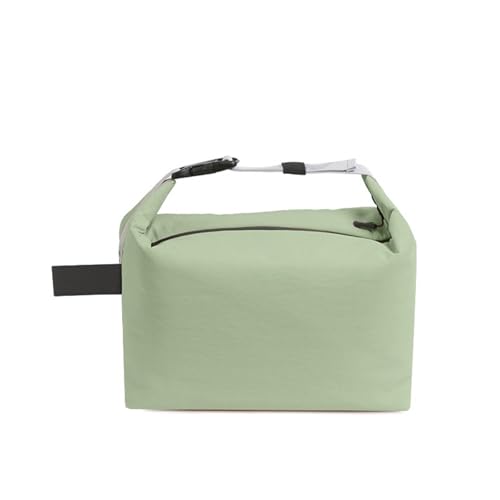 XCTDSVAH Bolsa Termica Porta Alimentos Bolsa De Almuerzo Portátil, Caja Térmica Aislada, Bolso Refrigerador For Oficina, Escuela, Viaje, Picnic, 1 Ud(Lightgreen)