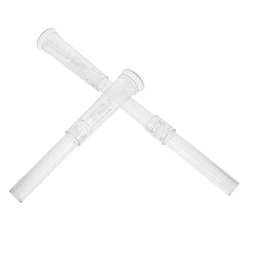 Kichvoe 2piezas Mini Cabezal De Fuente Forma De Transparente Accesorios para Pecera Estanque De Jardín Boquilla De Fuente Tipo