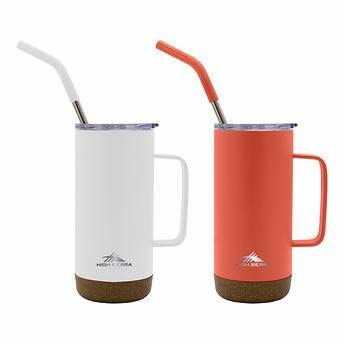 Buy HIGH SIERRA, 2 Pack 16 oz Insulated Tumbler with Lid and Straw