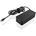 Lenovo 65w USB Type C Ac Adapter 4X20M26268 With 2 Prong Power Cord Included, Black In The Original Retail Packaging.