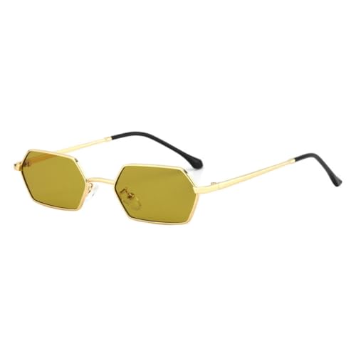 Lunettes de soleil rétro à monture fine et finitions soignées pour hommes et femmes
