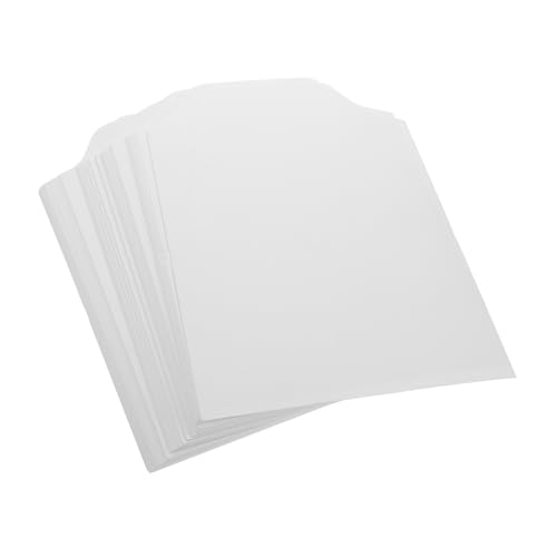 TOPPERFUN Shirt Cardboard Sleeves Pcs White Cardboard Inserts Wrinkle-Preventive Folding Form for T-Shirt Packaging