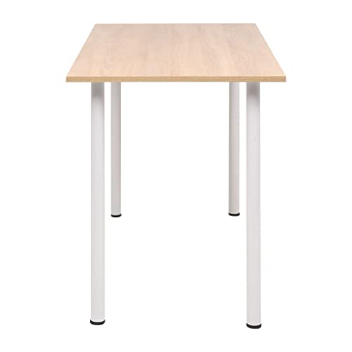 Table de salon peu encombrante marron chêne pour petits espaces et studio