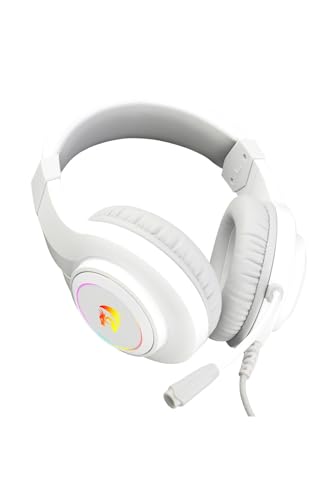 HYLAS Auricular Gaming RGB 3.5mmo Blanco - Cuffia gaming - Immagine 4