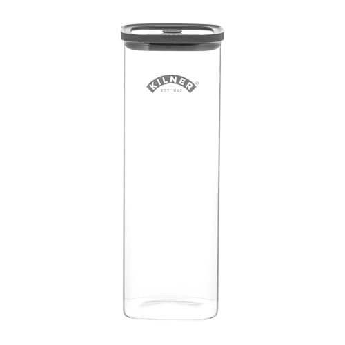 Image of Kilner Premium 2 L Fresh Storage Airtight Glass Jar with Vacuum Seal for Cereals, Flour, Dry Goods, Pulses, Daals | BPA-Free, Eco-Friendly Kitchen Container