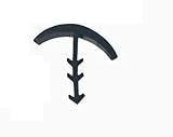 Dichtungsstreifen aus Silikon, EPDM PVC TPE T-förmiger Streifen for Solar-PV-Halterung, Metallkabelgrabenabdeckung, verschiedene Größen, 10 m(20 X 18 Mm)