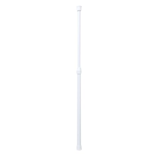 Oumefar Tringle à Rideau de Douche rétractable Blanche, Barres de Placard en Acier à Ressort réglable, Tige de Douche à Ressort de Tension, Tige de Douche 30 50 CM, Longueur de Tige réglable – vue 2