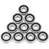 ZUBSHA ENTERPRISES 10 Pcs 6002-2RS Ball Bearings (15x32x9mm), Double Rubber Black Seal Bearing, Deep Groove for Home, Garden Machinery,Industrial Equipment, Electric Toys and Tool, etc. (10) (B0BG37RC48) Amazon Price History, Amazon Price Tracker