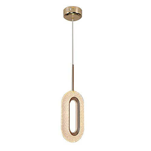 Suspension luminaire dorée réglable pour îlot de cuisine et chambre