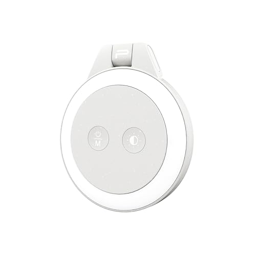 PGYTECH MagGlow Phone Fill Light �s�[�W�[���C�e�b�N ���C�g MagSafe�Ή� ���B�胉�C�g �Ɩ� �X�}�z�P�[�X �Z���t�B�[ Type-C�|�[�g 3�i�K���邳���� 3�F �X�����f�U�C�� (�~�X�e�B �O���[)