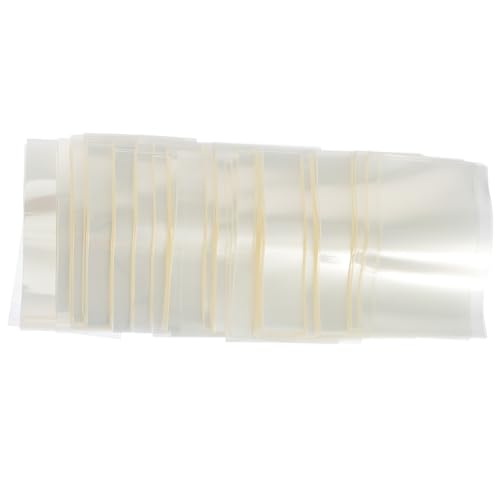 Garneck - Garneck Film Rétractable Transparent pour Bouteilles sous Film Thermorétractable PVC Inodore Diamètre 35 X 38 CM Lot de 400 Paquet Thermoscellables pour Scelleuse Thermique Cuisine