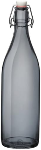 Bormioli Rocco Giara Sky Blue Glass Bottle with Stopper 33 3/4oz