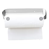 Nudorpn Küchenrollenhalter - Wandmontierte Rostfreie Aufbewahrung - Küchenpapier Halterung - Für Zuhause Schrank Toilette Wohnung Studentenwohnheim Bauernhaus Büro Hotel Restaurant