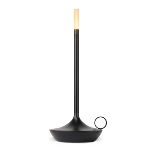 Graypants Wick Portable LED Lamp in Black, Classic
